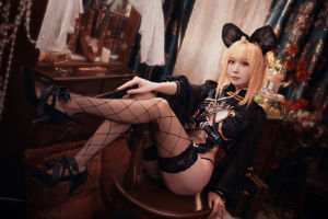 [Foto de celebridade da Internet COSER] O blogueiro de anime A Bao também é uma garota de coelho - apenas seu cheongsam
