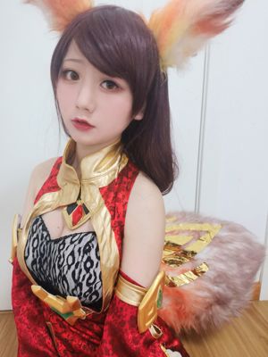 [Cosplay photo] Anime blogger Xianyin sic - King of Glory Daji try makeup