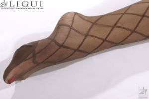 Modello Tian Tian "The Temptation of Mesh" [Ligui LiGui] Foto di belle gambe e piedi di giada