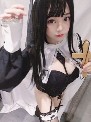 [Cosplay Photo] Cute Miss Sister Honey Cat Qiu - Nun