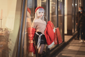 [Internet celebrity COSER photo] Cute and popular Coser Noodle Fairy-Christmas Befa