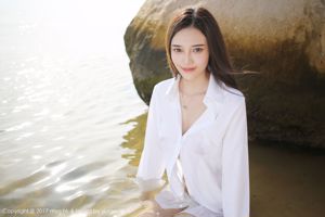 Tang Qier il "Seaside White Shirt + Short Skirt Series" [美媛馆MyGirl] VOL.259