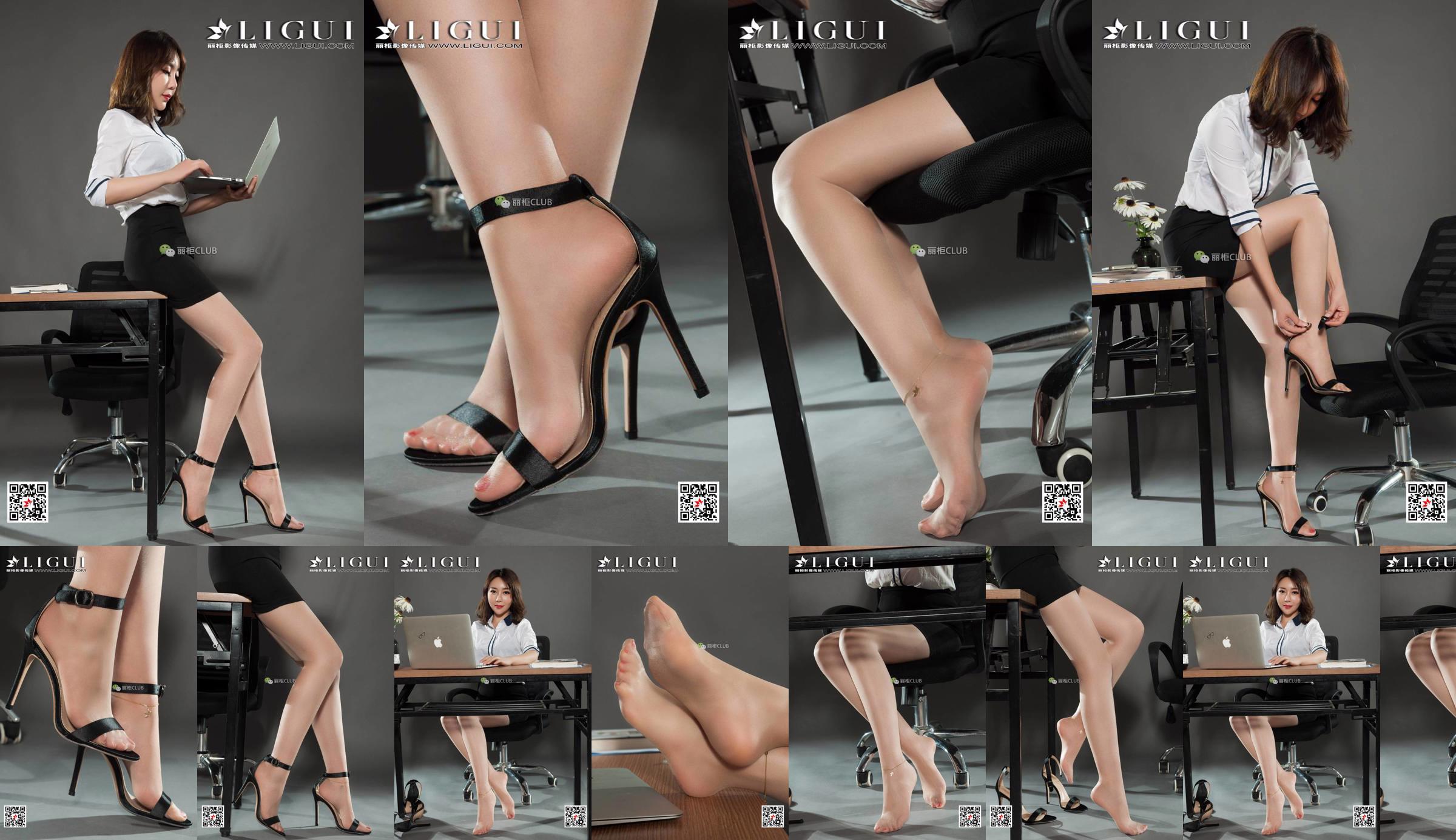 Modelo de perna Li Mengying "Salto alto e pés bonitos" [LIGUI] Internet Beauty No.7fdf99 Página 6