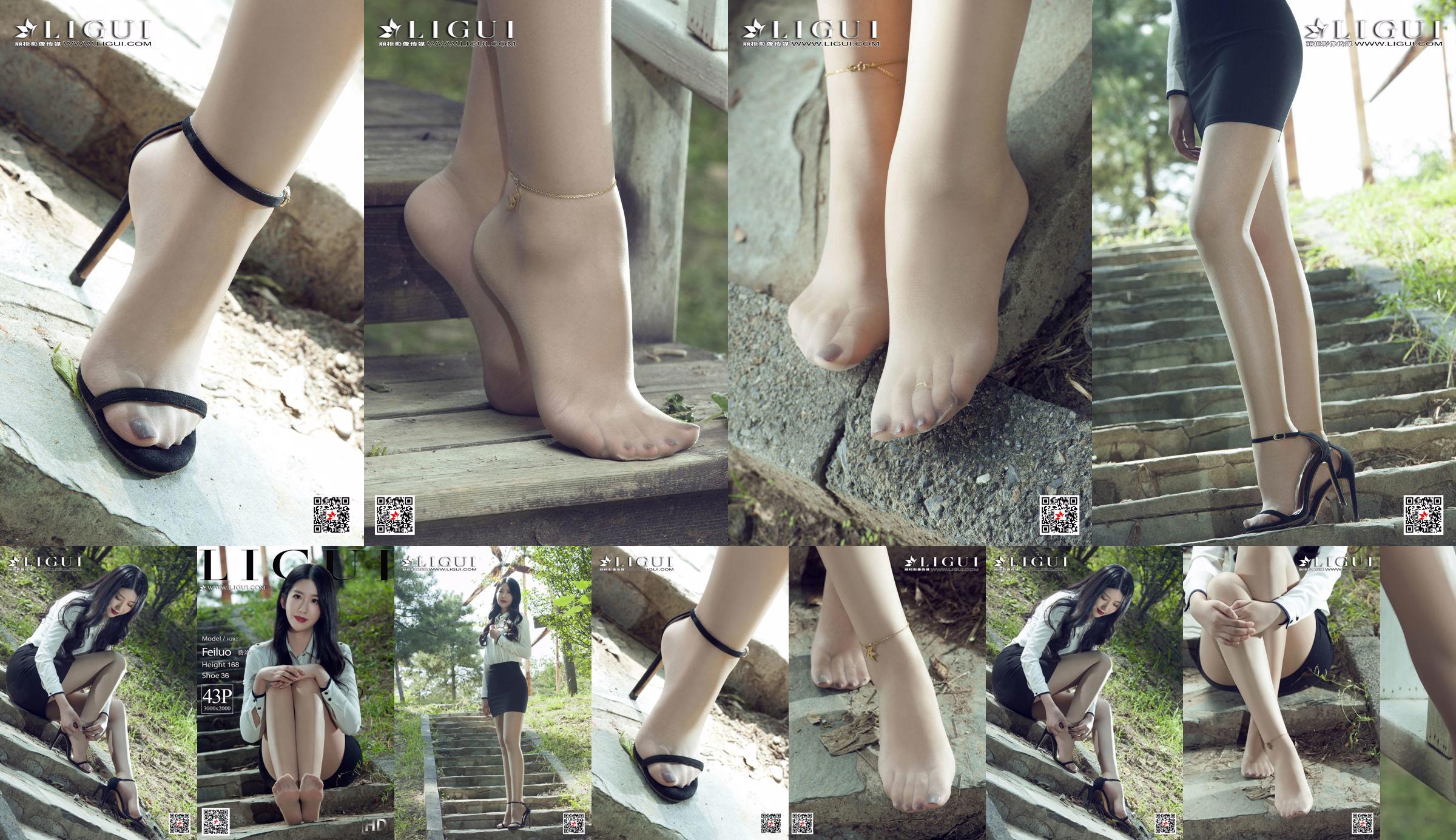 Người mẫu Fei Luo "Đôi chân đẹp nhất trong tất" [Ligui Ligui] No.74343a Trang 1