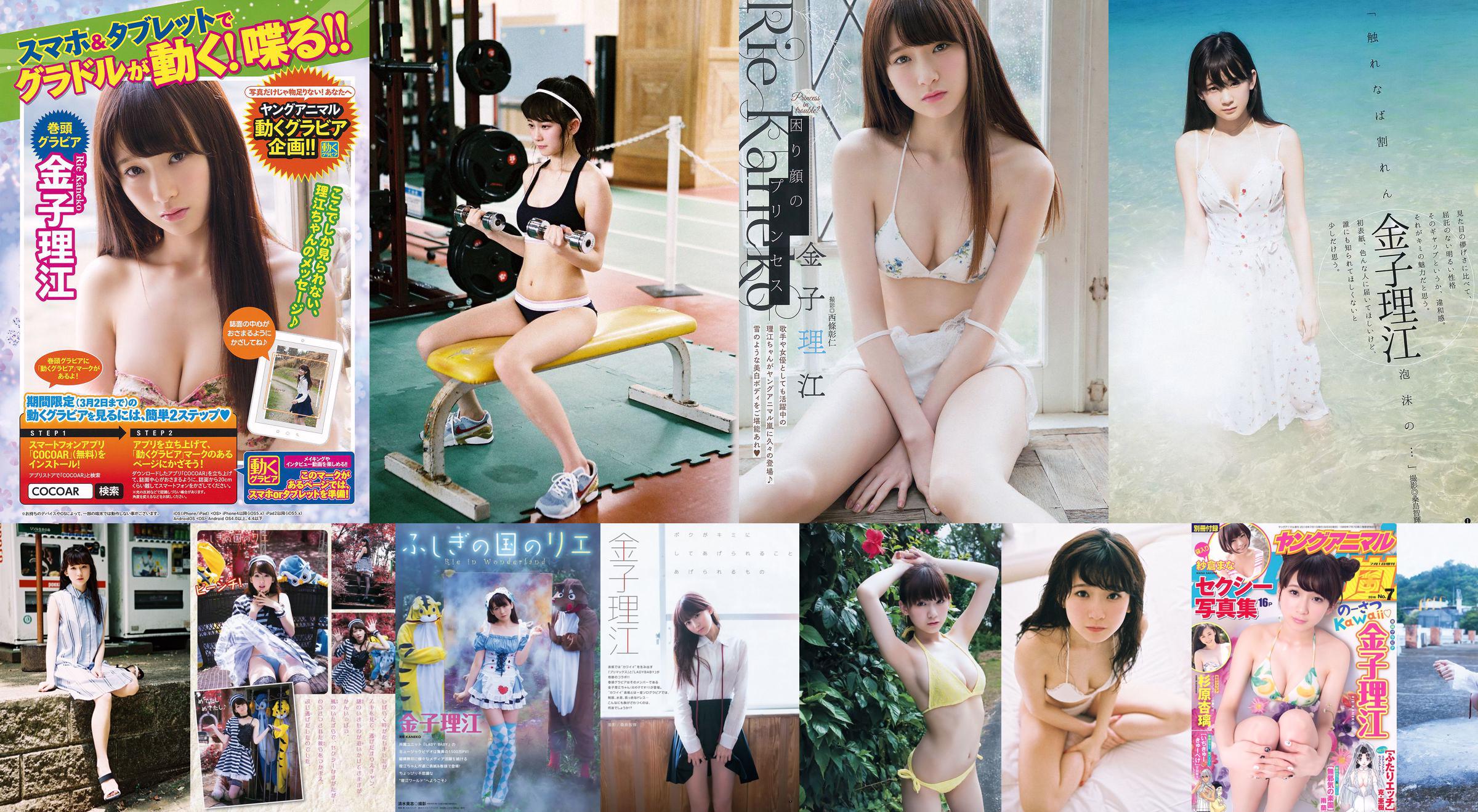 Rie Kaneko, Anri Sugihara, Sakura まな [Young Animal Arashi Special Issue] No.07 2016 Photo Magazine No.8d34cf หน้า 1