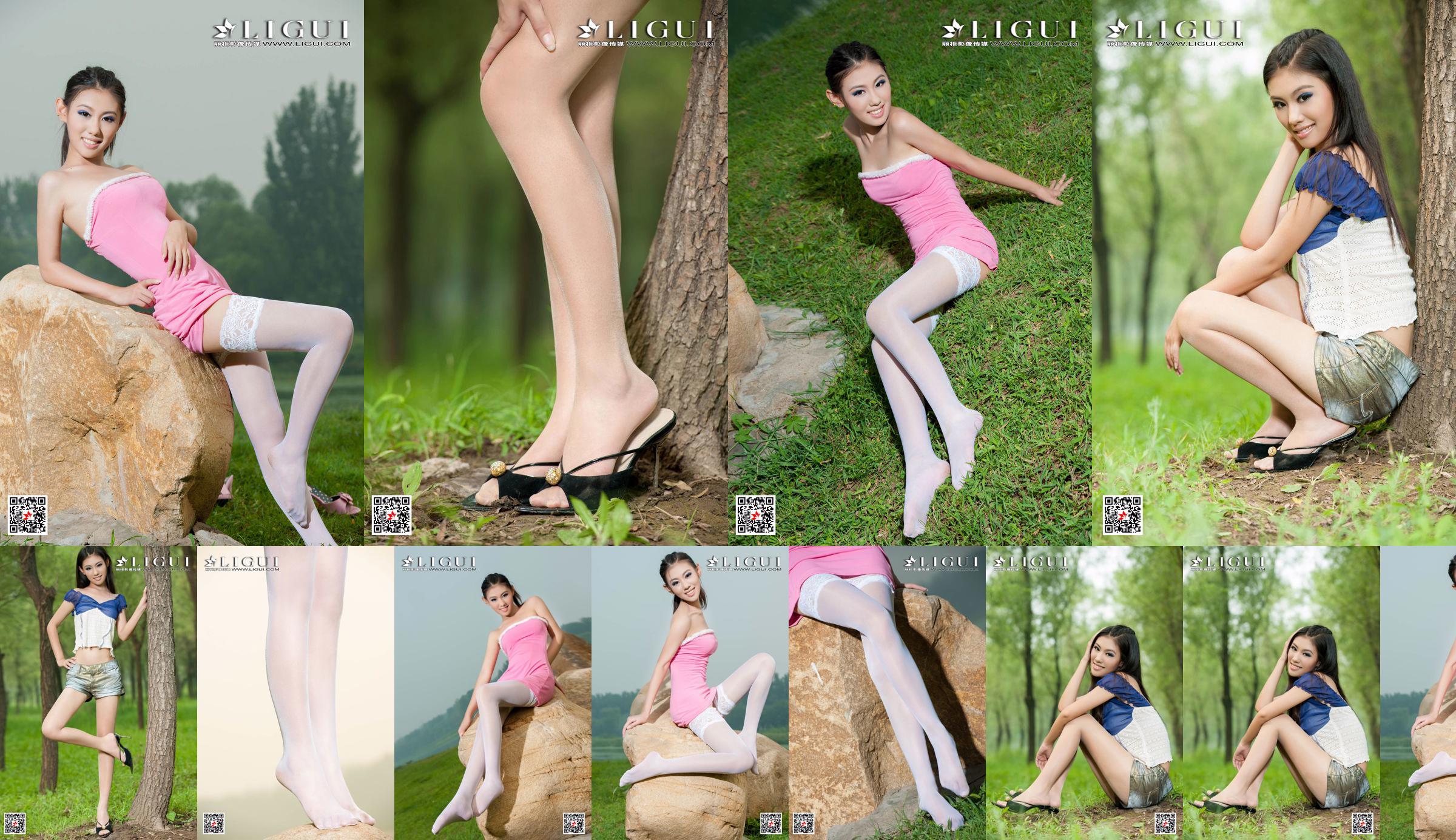 [丽 柜 Ligui] Modelo Wei Ling "Chica de piernas largas" Hermosas piernas No.d9f043 Página 9