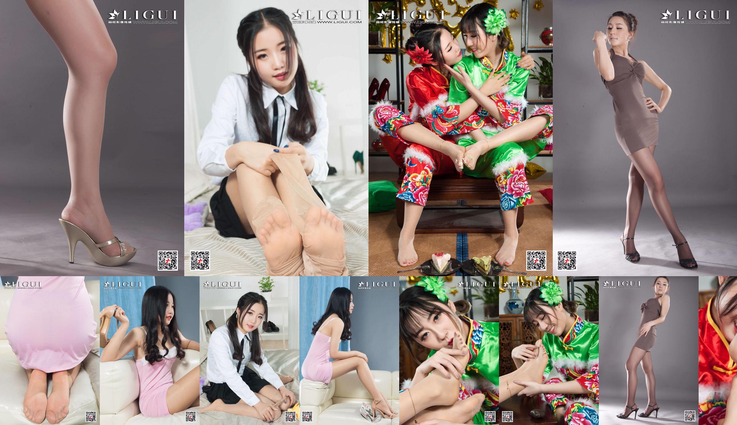 Юаньюань "Шелковая нога для девочек Китайской Республики" [丽 柜 LIGUI] Network Beauty No.cf38b3 Страница 4