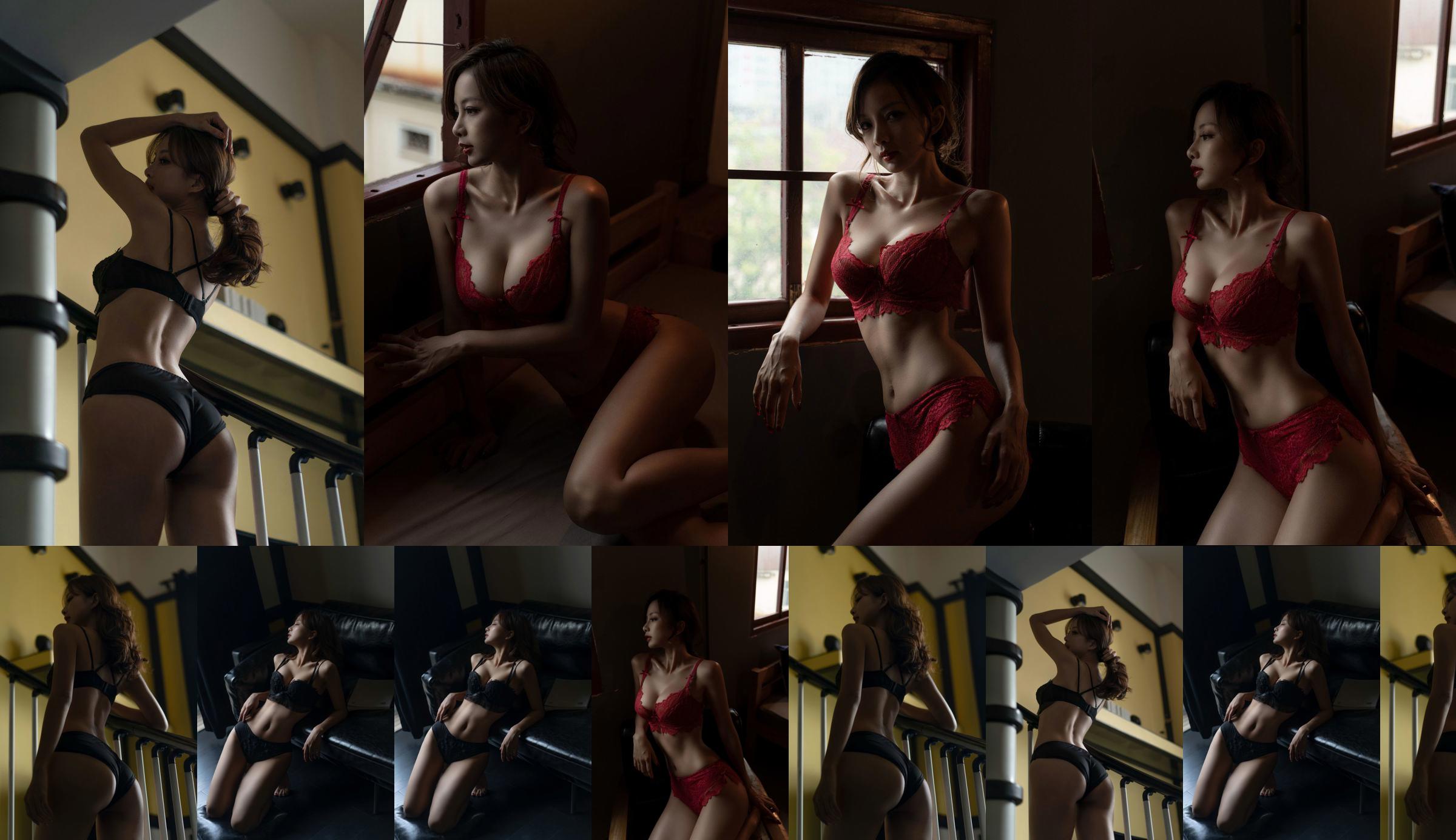 [Net Red COSER Photo] Nicole Satsuki - Czarna bielizna No.577ecc Strona 1