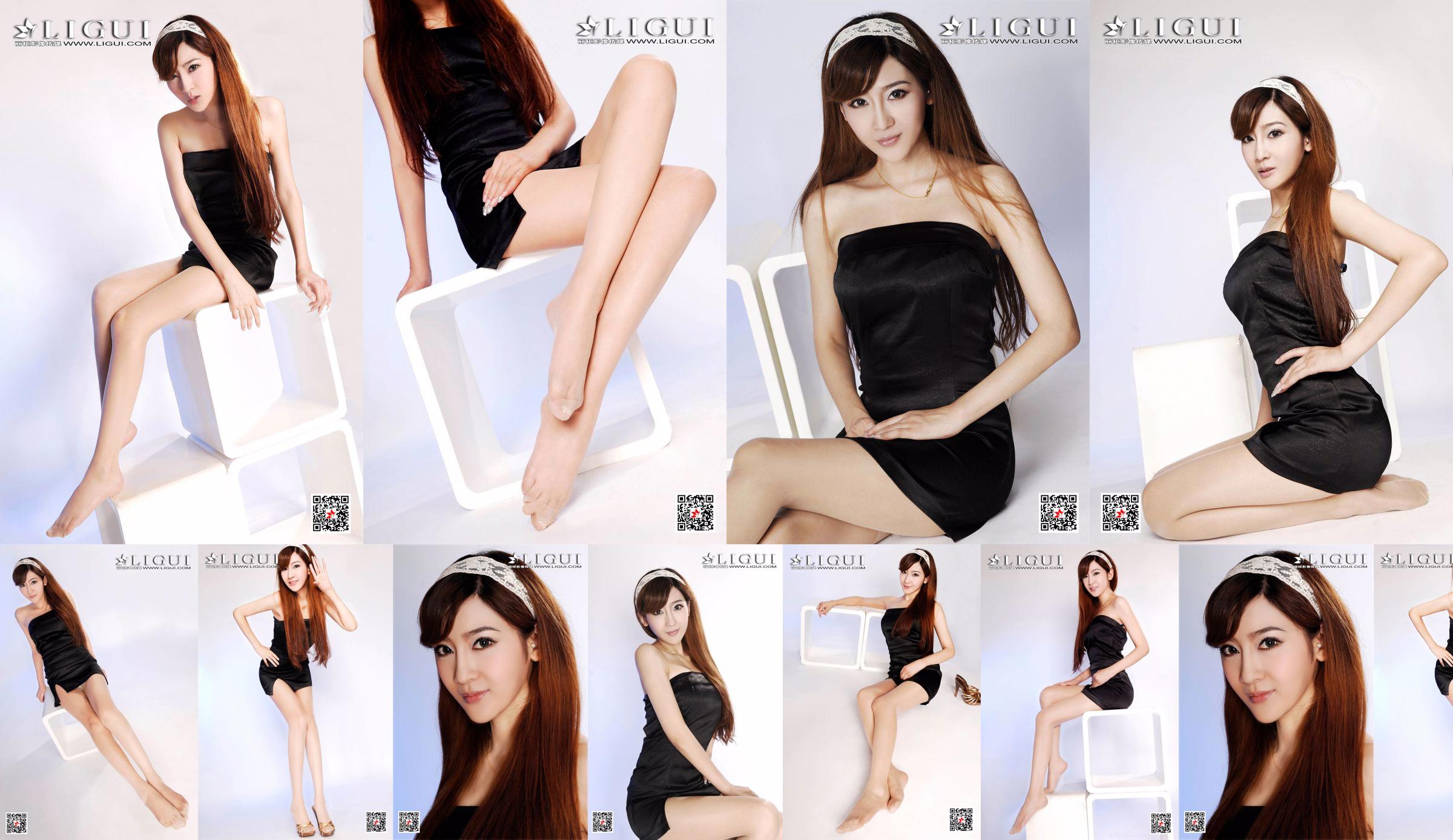 Model Liu Weiwei "Beautiful Legs and Jade Feet" [丽柜Ligui] No.5f68fd Page 1