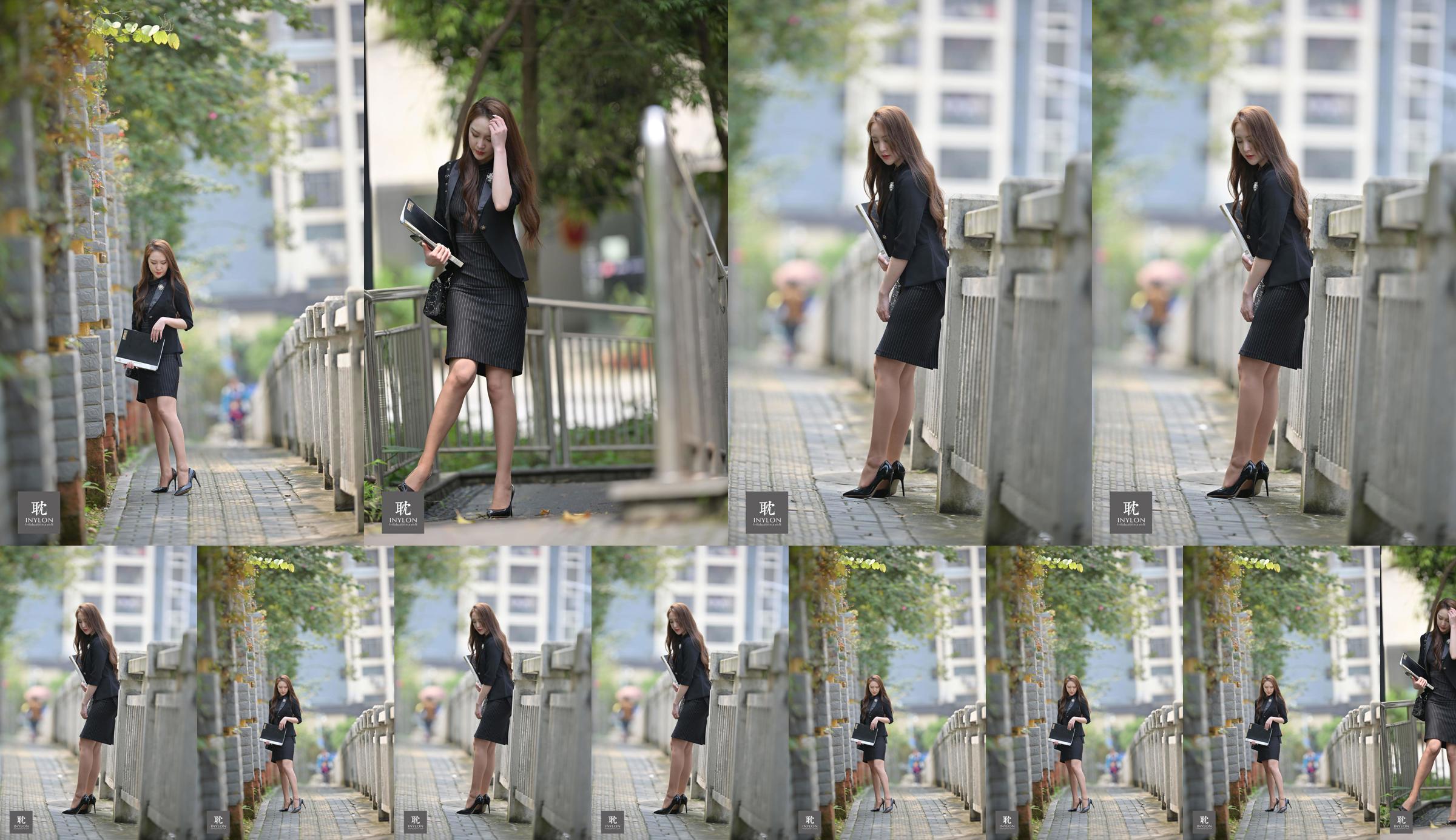 นางแบบ Yunzhi "Yunzhi Transparent High Heels" [IESS] เรียวขาสวยและรองเท้าส้นสูง No.7d707a หน้า 5
