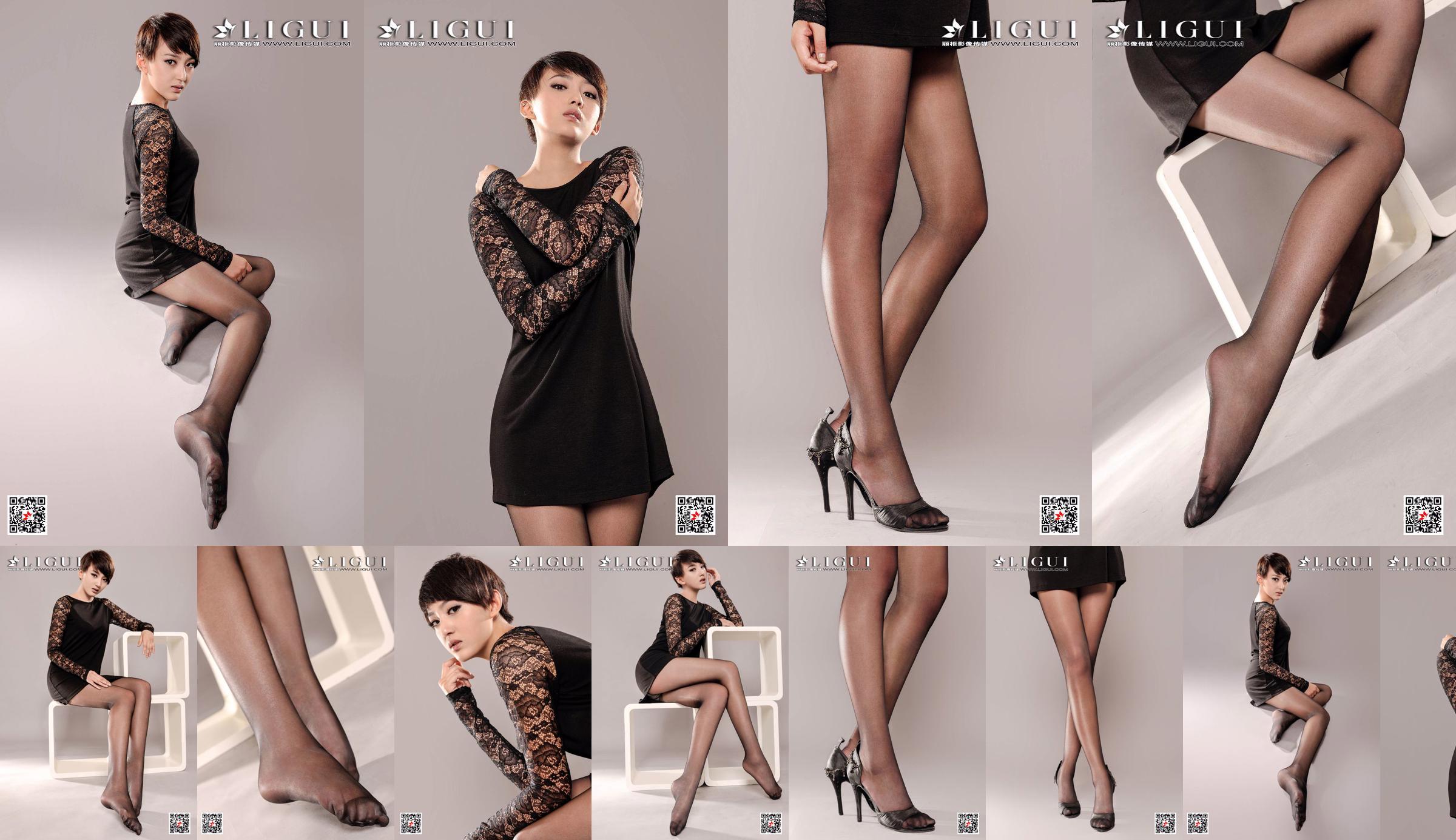 Người mẫu Xiaoqi "Black Lace" [Ligui Ligui] Vẻ đẹp Internet No.76a26d Trang 3