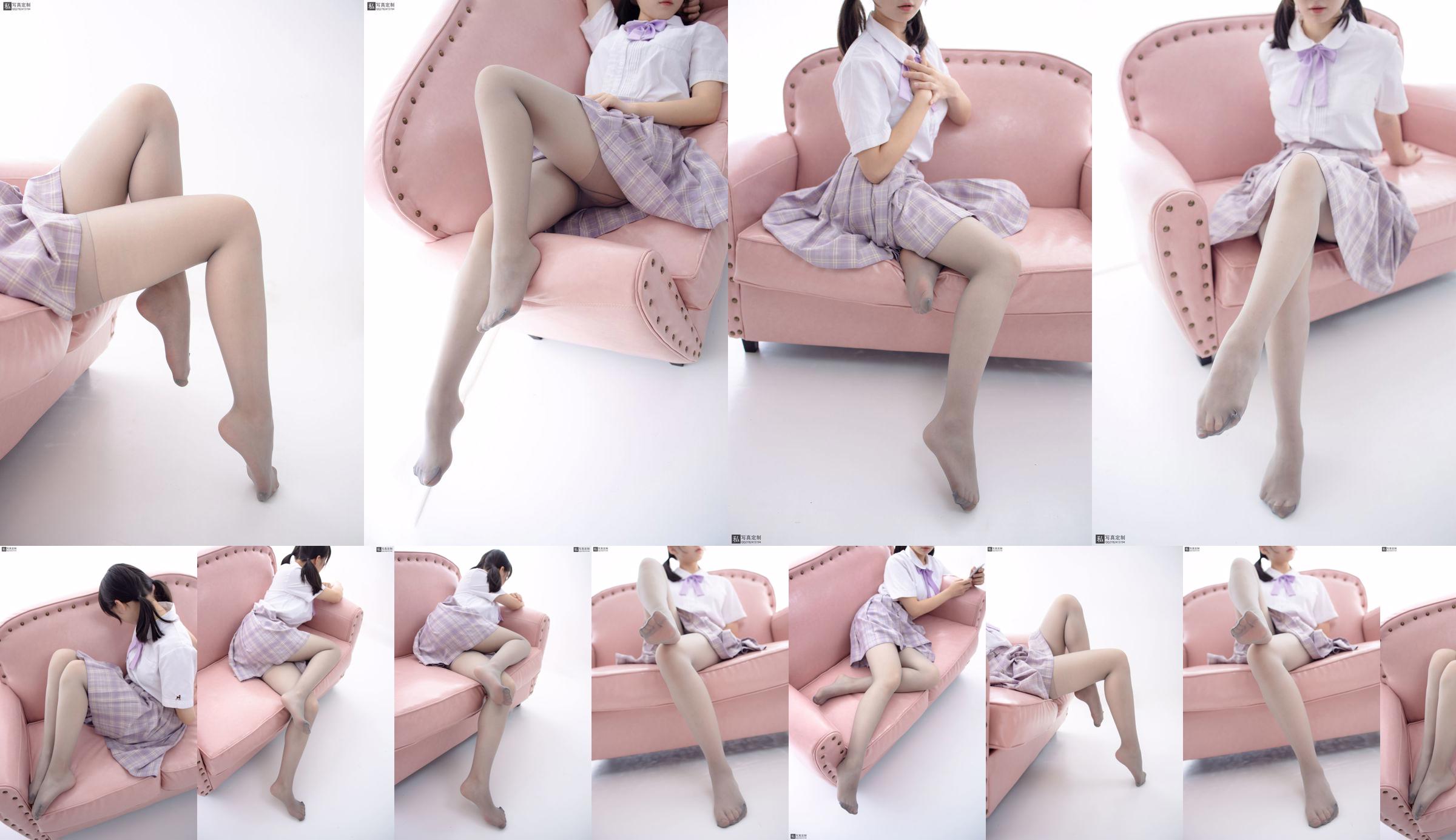 JK School Girl "15D Grey Silk" [Yayasan Sen Luo] JKFUN-021 No.105568 Halaman 9