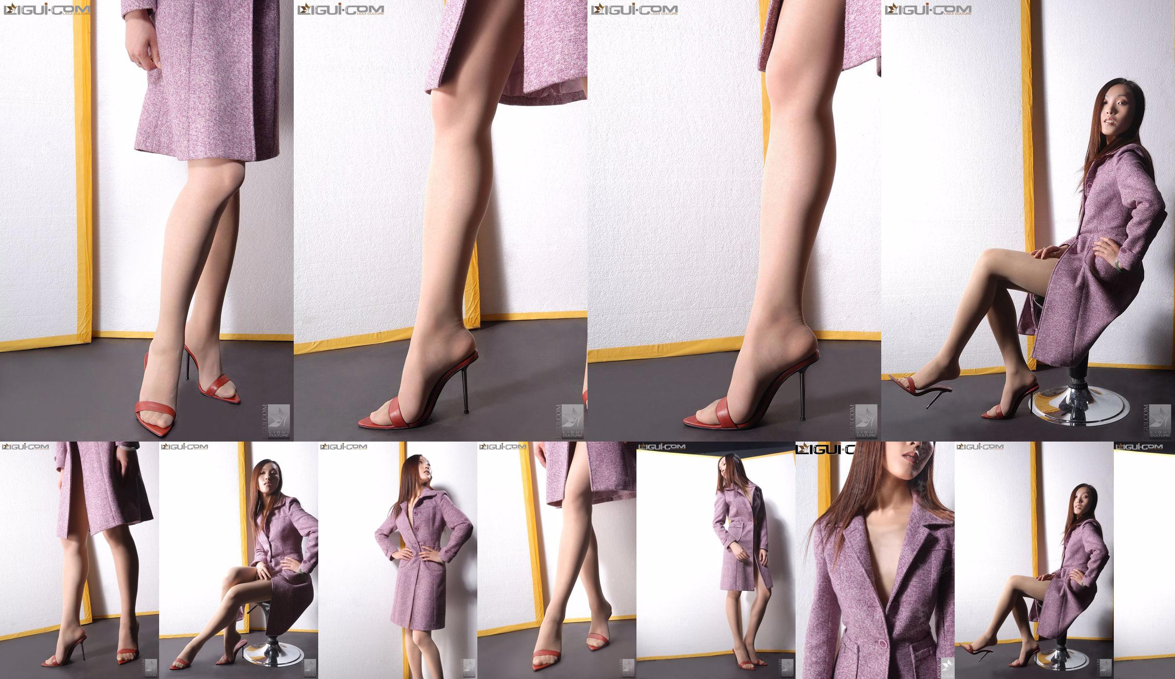 Модель Чжан Ай "Юная девушка на высоких каблуках" [Ligui LiGui] Фото красивых ног и ступней No.3784e3 Страница 5