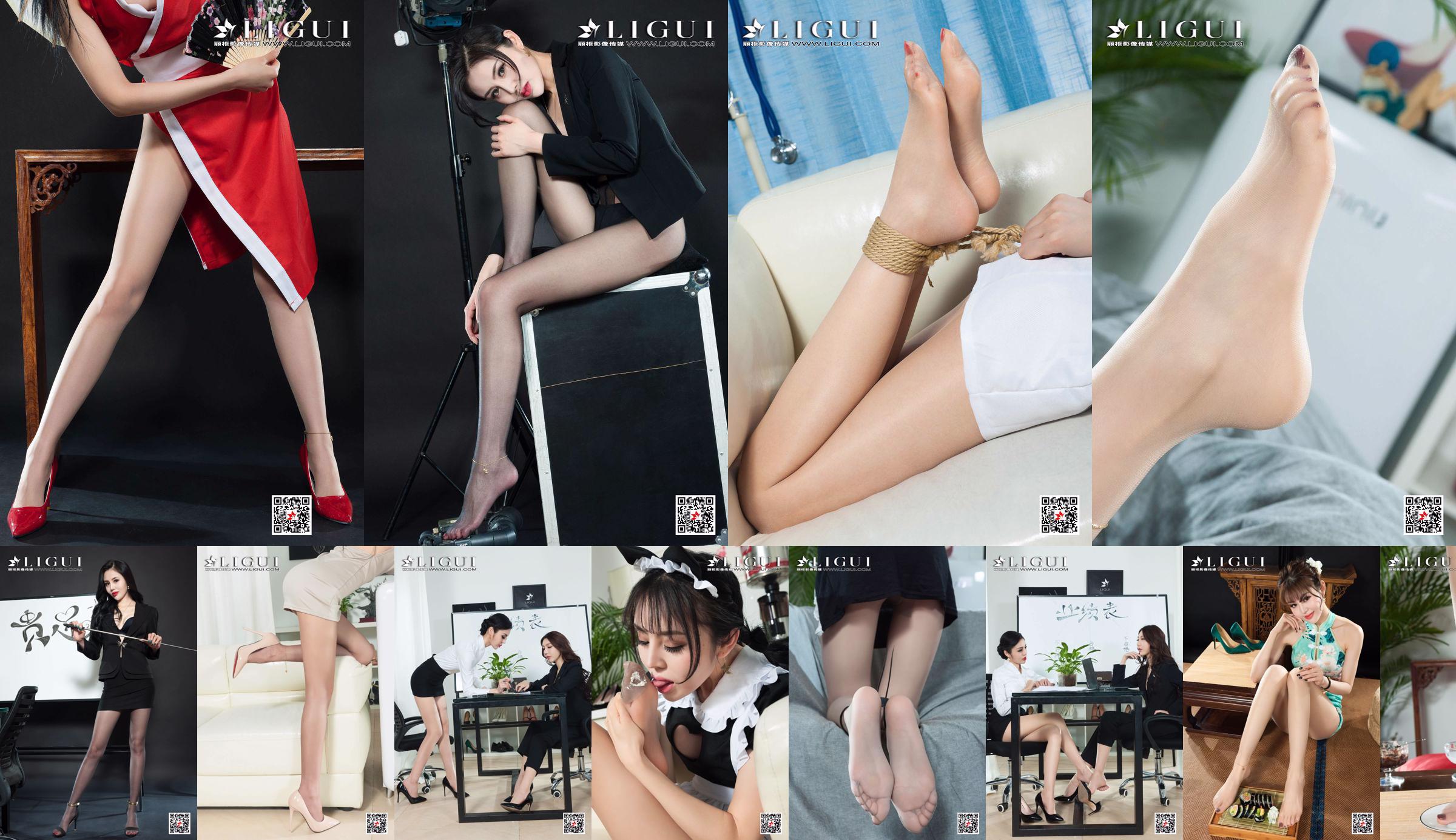 Người mẫu chân Lianger "Nghệ thuật buộc dây trong tất và chân" [Ligui Meishu Ligui] No.005e2c Trang 1