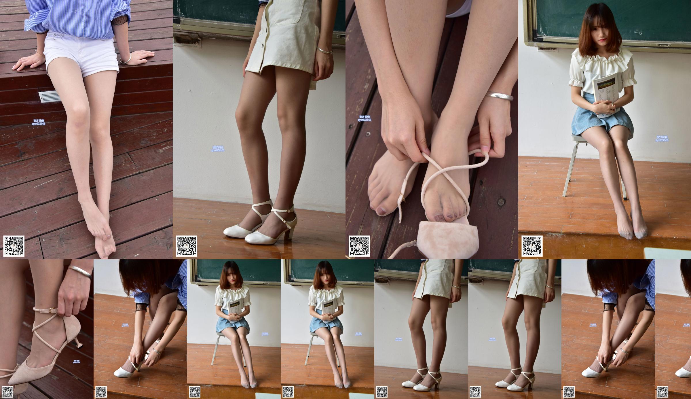 [Disparo de modelo Dasheng] No.021 Rourou Classroom Silk Foot No.68c39b Página 1