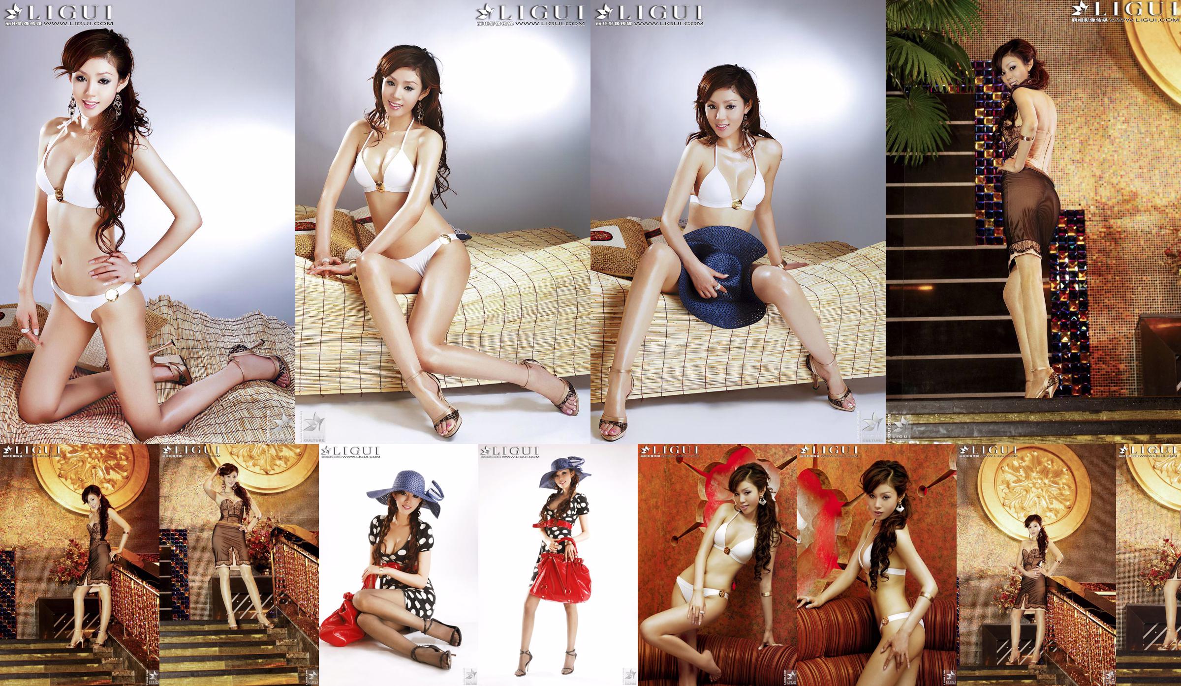 [丽 柜 LiGui] Model Yao Jinjin's "Bikini + Jurk" Mooie benen en zijdeachtige voeten Foto Foto No.04e115 Pagina 6