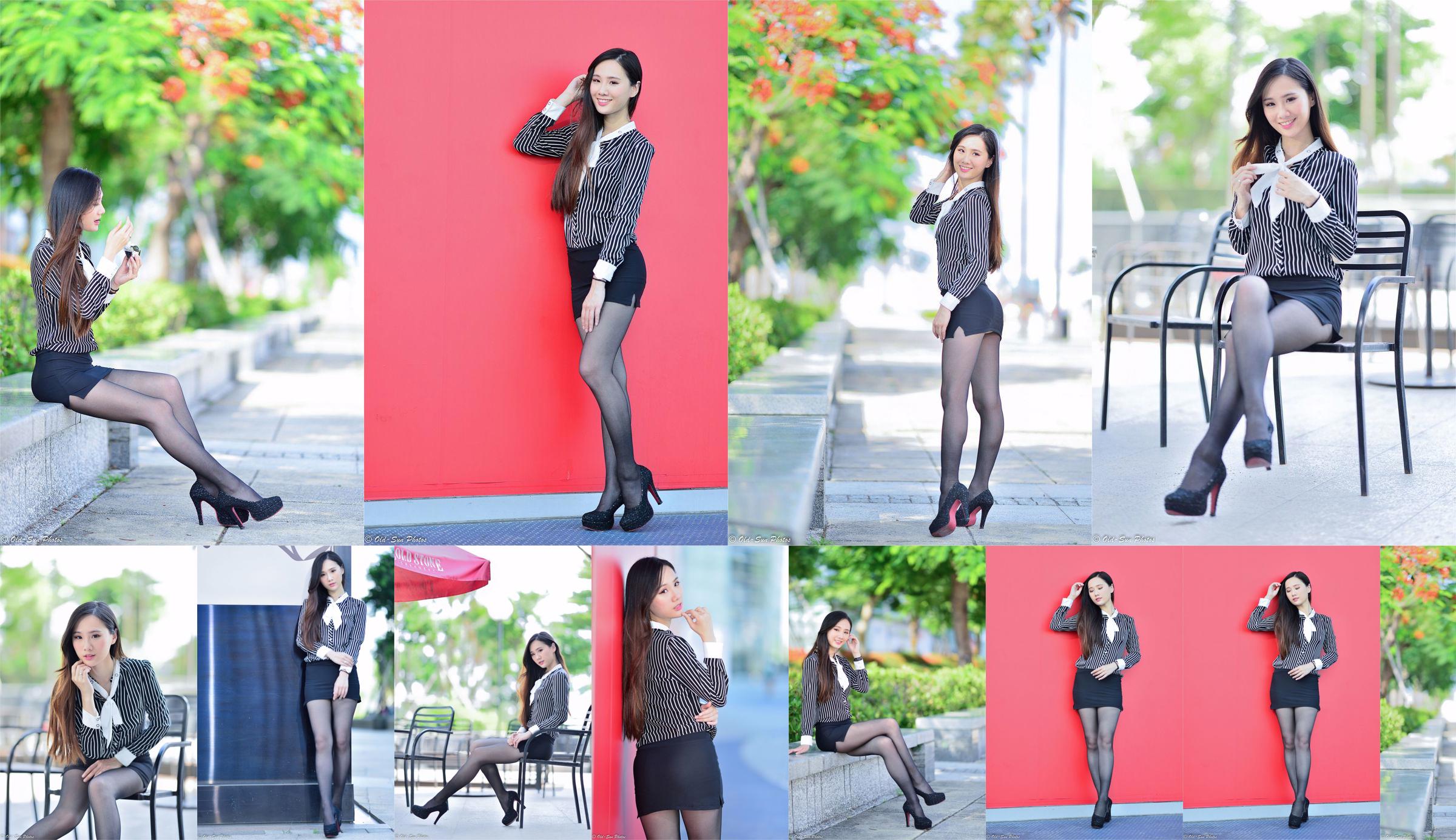 [Taiwan Zhengmei] Zhang Xiaomi-Schwarzes Seiden-OL-Mädchen im Freien No.2b1cd7 Seite 1