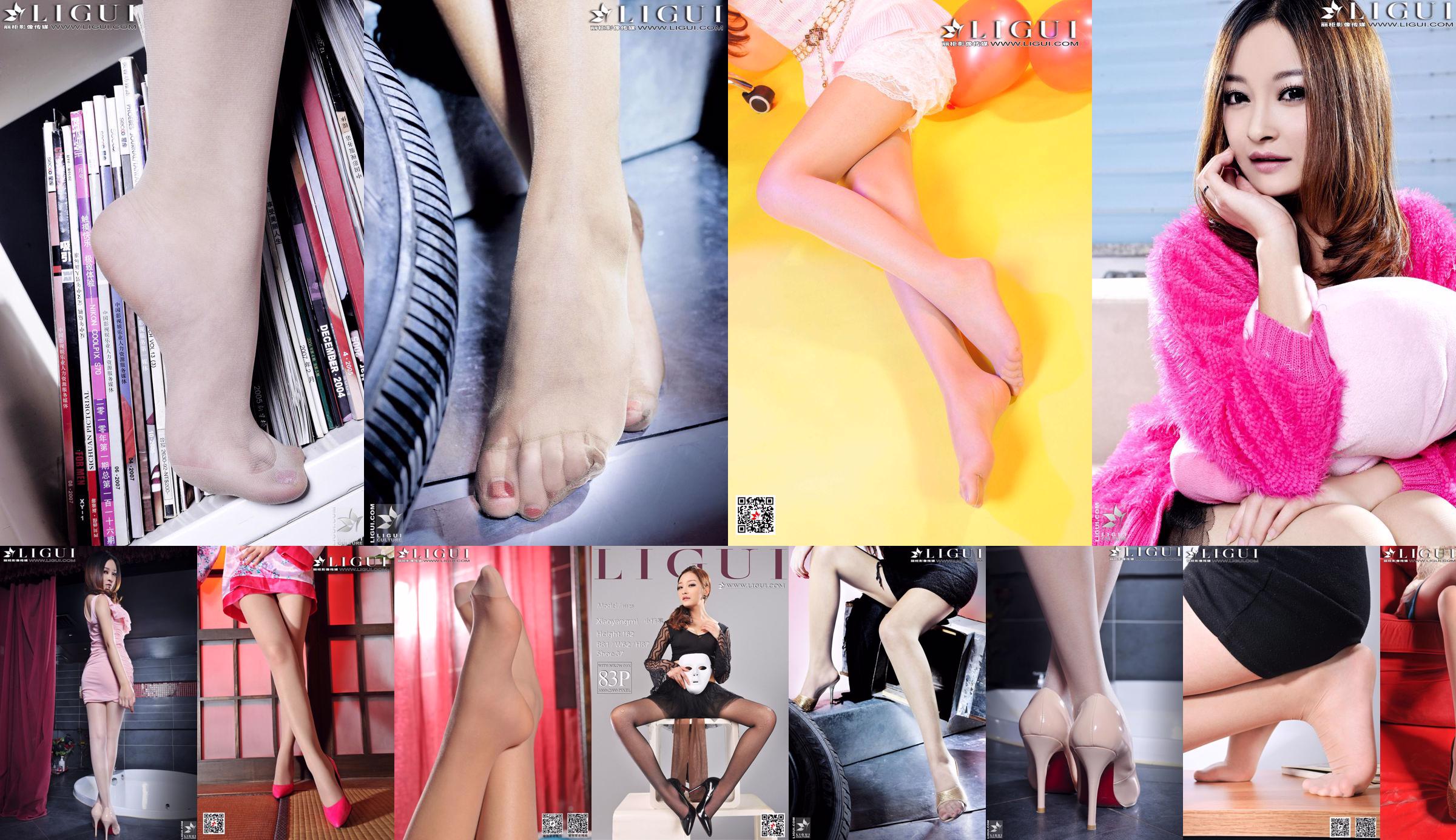 Modelo Xiao Yang Mi "Falda corta, medias de carne de tacones altos y hermosos pies" [Ligui Guizu] Hermosas piernas y pies de jade No.3b2268 Página 1