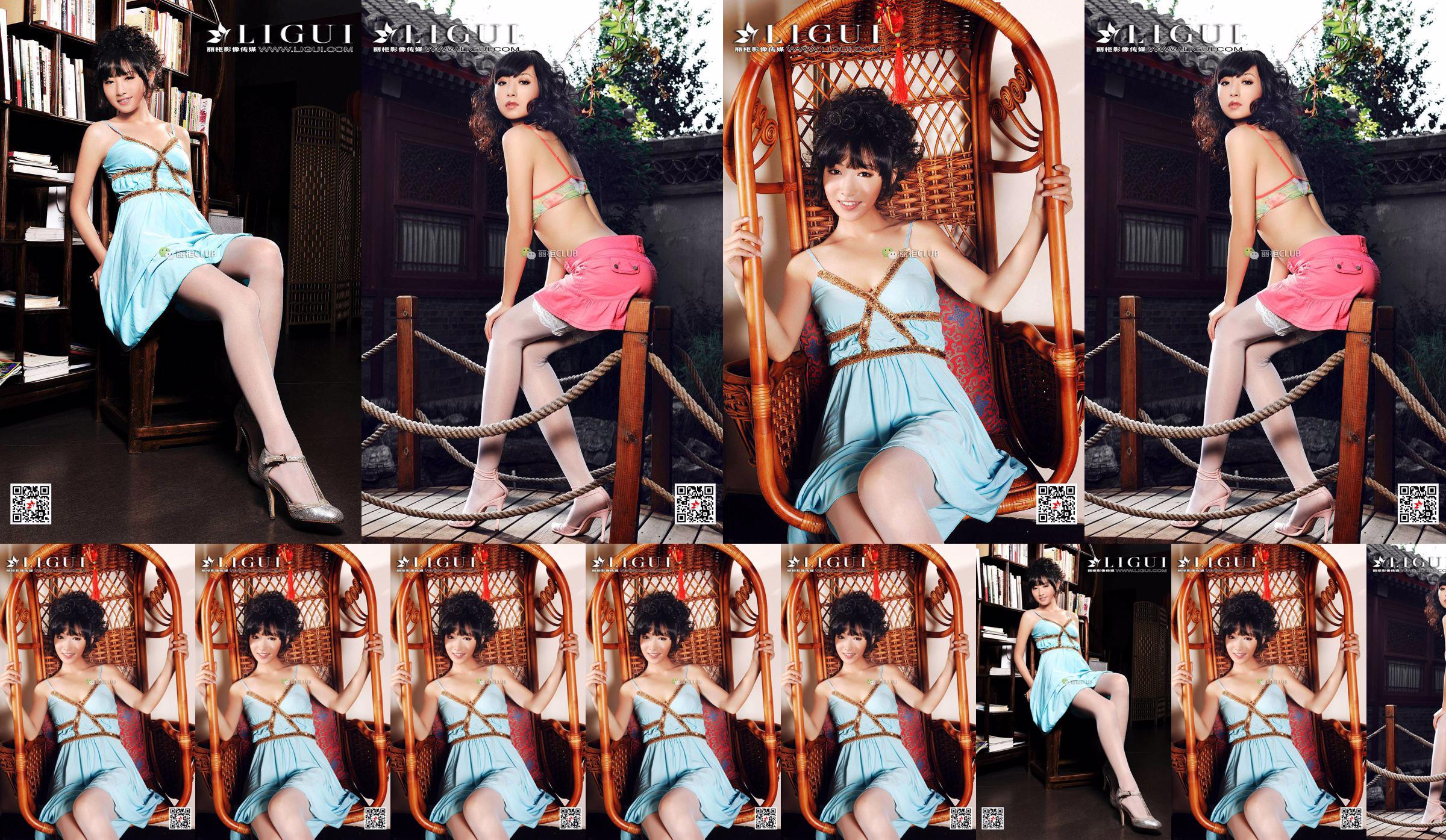 Người mẫu chân Liu Yao "Lụa đẹp cổ điển" [丽 柜 LIGUI] Chân đẹp trong vớ No.4c90dc Trang 4